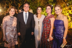 Renata Jereissati, Ricardo e Manoela Barcelar, Paula Frota e Lenise Rocha