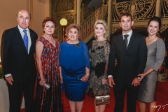 Silvio e Paula Frota, Consuelo Dias Branco, Graça da Escossia, Abelardo e Viviane Rocha