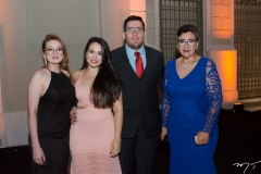 Andrezza Sampaio, Mariana Pinheiro, Angelo Sampaio e Izabel Gadelha