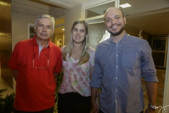 Edson Pinheiro, Gabriela Pessoa e Vitor Aragão