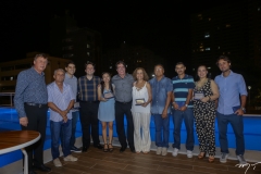 José Simões, Leonidas, Mateus, Daniel Simões, Isadora, Roberto e Ana Costa Lima, Luis Carlos, Alex, Luciana Mota e Rogerio