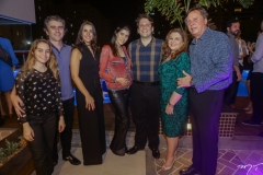 Nicole, Ronaldo e Vivian Barbosa, Flávia, Daniel, Jacqueline e José Simões
