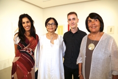 Myra Arnaud Babenco, Dodora Guimarães, Vinicius Maragon e Raquel Arnaud