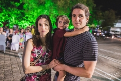 Carla, Carlos e Benjamim Oliveira