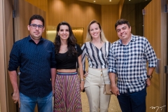Paulino Aguiar, Erika Aguiar, Patrícia Sales e Roberto Saldanha