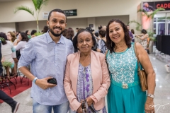 Ribamar Filho, Elenita Oliveira e Iraci Moura