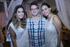 Vanessa Melo, Pedro Lins e Maria Clara Fernandes
