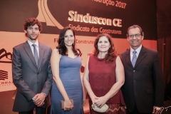 André Sobreira, Cintia Melo, Denise e Aristarco Sobreira