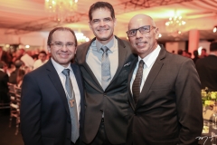 Carlos Mattos, Clauzens Duarte e Hugo Montenegro