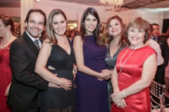 Felipe e Sabrina Costa Lima, Flávia e Jacqueline Simões e Cristiana Costa Lima