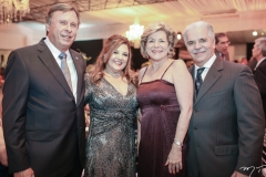 José e Jacqueline Simões, Stella e Pio Rodrigues