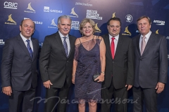 André Montenegro, Pio Rodrigues, Estela Rodrigues, Patriolino Dias e José Simões