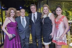 Dolores Fernades, Léo Gama, Carlos Gama, Valéria Gama e Beatriz Gama