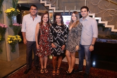 Antonio Elisio Aguiar, Fátima Baquit, Marcia Travessoni , Naiara Sampaio e Vitor Baquit