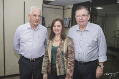 Carlos Prado, Nicolle Barbosa e Ricardo Cavalcante