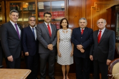 Cid Marconi, Marcelo Mota, Mauro Liberato, Izolda Cela, Carneiro Lima e Gladyson Pontes