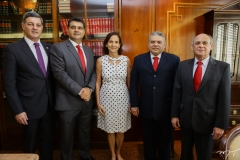 Cid Marconi, Mauro Liberato, Izolda Cela, Carneiro Lima e Gladyson Pontes