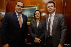 Delano Cerqueira, Vanessa Sousa e Carlos Maia