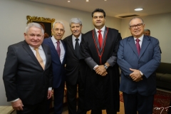 Idemar Citó, Paulo Ponte, Ademar Mendes, Mauro Liberato e Carlos Forte