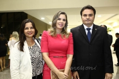 Elisabeth Chagas, Mariana Lobo e Leonardo Moura