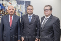 Edson Silva, José Leite e Alexandre Figueiredo