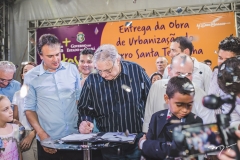 Solenidade de Entrega da Urbanização do Morro Santa Terezinha