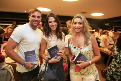Alexandre Pinheiro, Marcela Cerri e Ariane Graziele