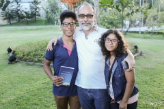 Mateus, Francisco e Camila Moreira