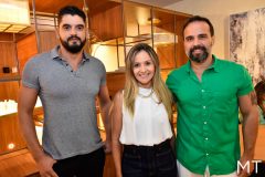 Marcio Rios, Claryanne Aguiar e Valdo Figueiredo