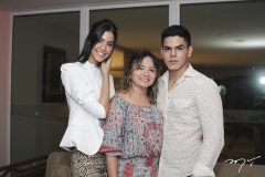 Talita Moura, Lina Cordeiro e Anderson Bruno