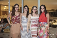 Tatiana Pinheiro, Ticiana e Daniela Barreira, com Raquel Machado