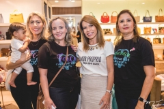 Melissa e Claudia Belém, Daniela Castelo Branco, Maira Silva e Suely Krubusly
