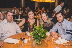 Luiz Guimarães, Luciana Tomé, Carolina e Vitor Massler