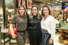 Cristiane Faria, Talyzie Mihaliuc e Cláudia Gradvohl