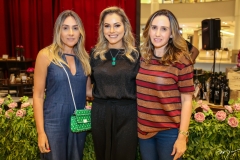 Renata Ciriaco, Talyzie Mihaliuc e Roberta Nogueira