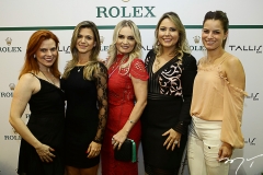 Adriana Praxedes, Aline Vasquez, Maria Alex, Talynie Mihaliuc e Raquel Petrone