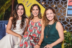Lina e Marília Fiúza e Ticiana Studart