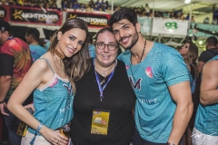 Ana Lúcia Vilela, Clara Franck e Lucas Fernandes