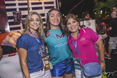 Célia Magalhães, Hiago Arraes e Gisela Vieira