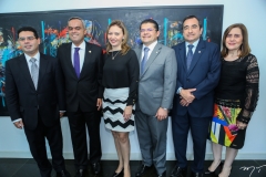 Bruno Câmara, Marcelo Mota, Karine e Valdetário Monteiro, Jardson Cruz e Francilene Gomes