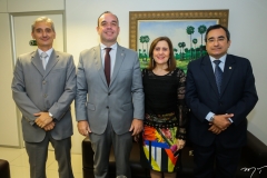 Victor Candolo, Waldir Xavier, Francilene Gomes e Jardson Cruz
