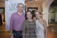 Pablo Manyé, Elusa Laprovitera e Carolina Campos