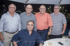 Régis Vidal, Nelson Montenegro, Cláudio Filomeno, Paulo Monteiro e Elias Machado