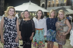 Rosângela De Francesco, Fernanda Jensen, Fernanda Laprovitera, Viviane Oliveira e  Excelsa Costa Lima