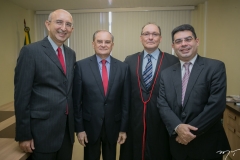 Luís Praxedes, Abelardo Benevides, Alcides Saldanha e Bruno Carrá