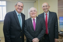 Washington Feitosa, Philomeno Moraes e Luís Praxedes
