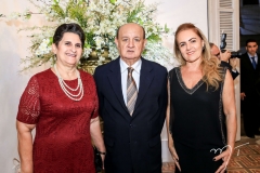 Marta e Renato Bonfim e Conceição Guimarães