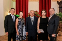 Paulo e Beatrice Ary, João Guimarães, Sandra e Cláudio Brasil