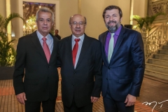 Clóvis Rolim, José Pimentel e Élcio Batista