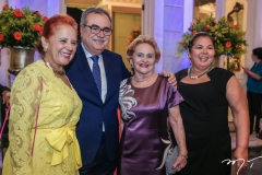 Fatima Duarte, Assis Cavalcante, Marlene Cabral e Crismene Bessa